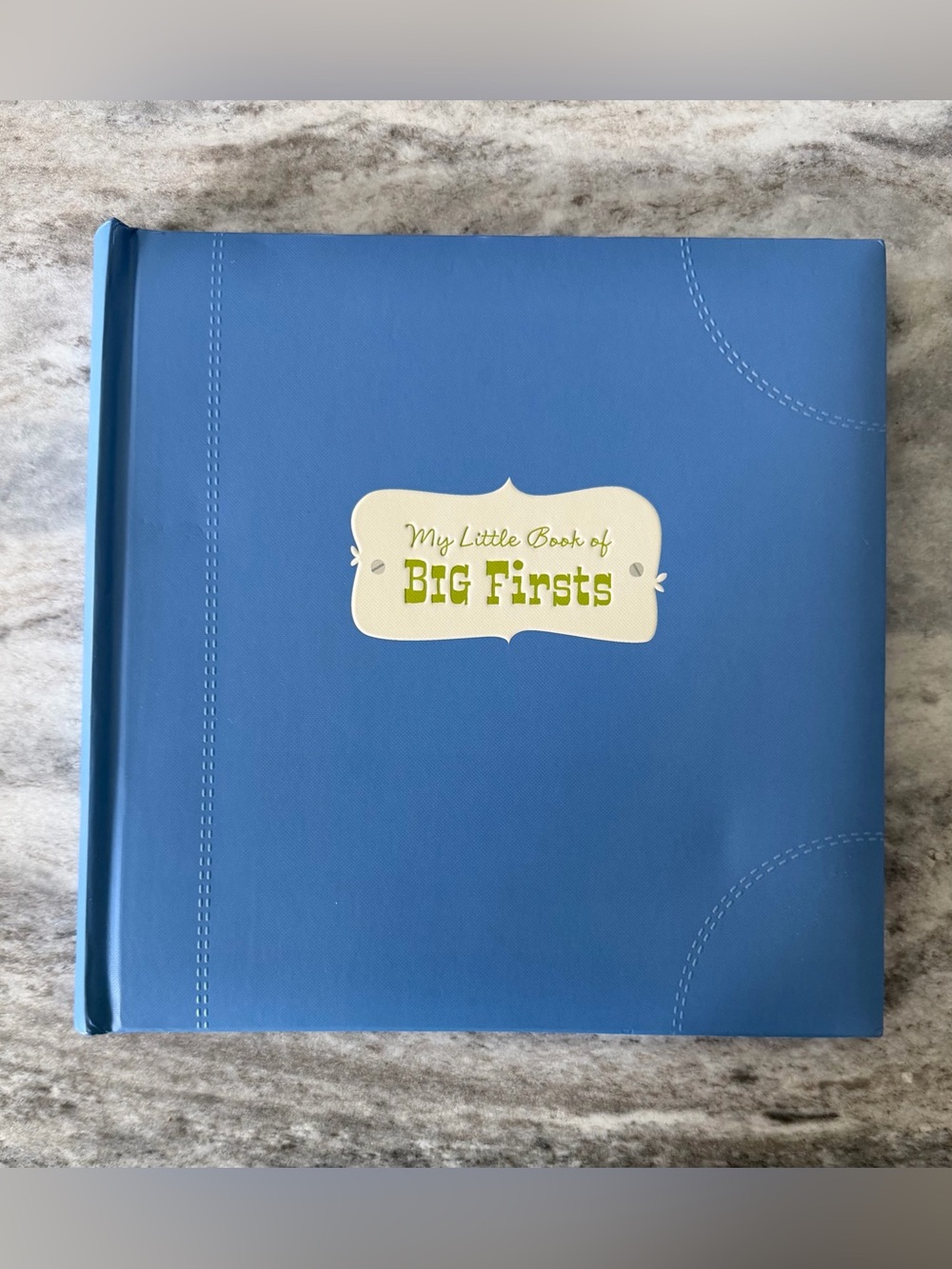 Hallmark Blue "My Little Book of Big Firsts" Keepsake Album